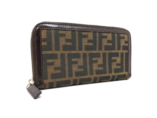 Fendi Zippy Wallet - Zucca pattern