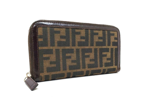 Fendi Zippy Wallet - Zucca pattern