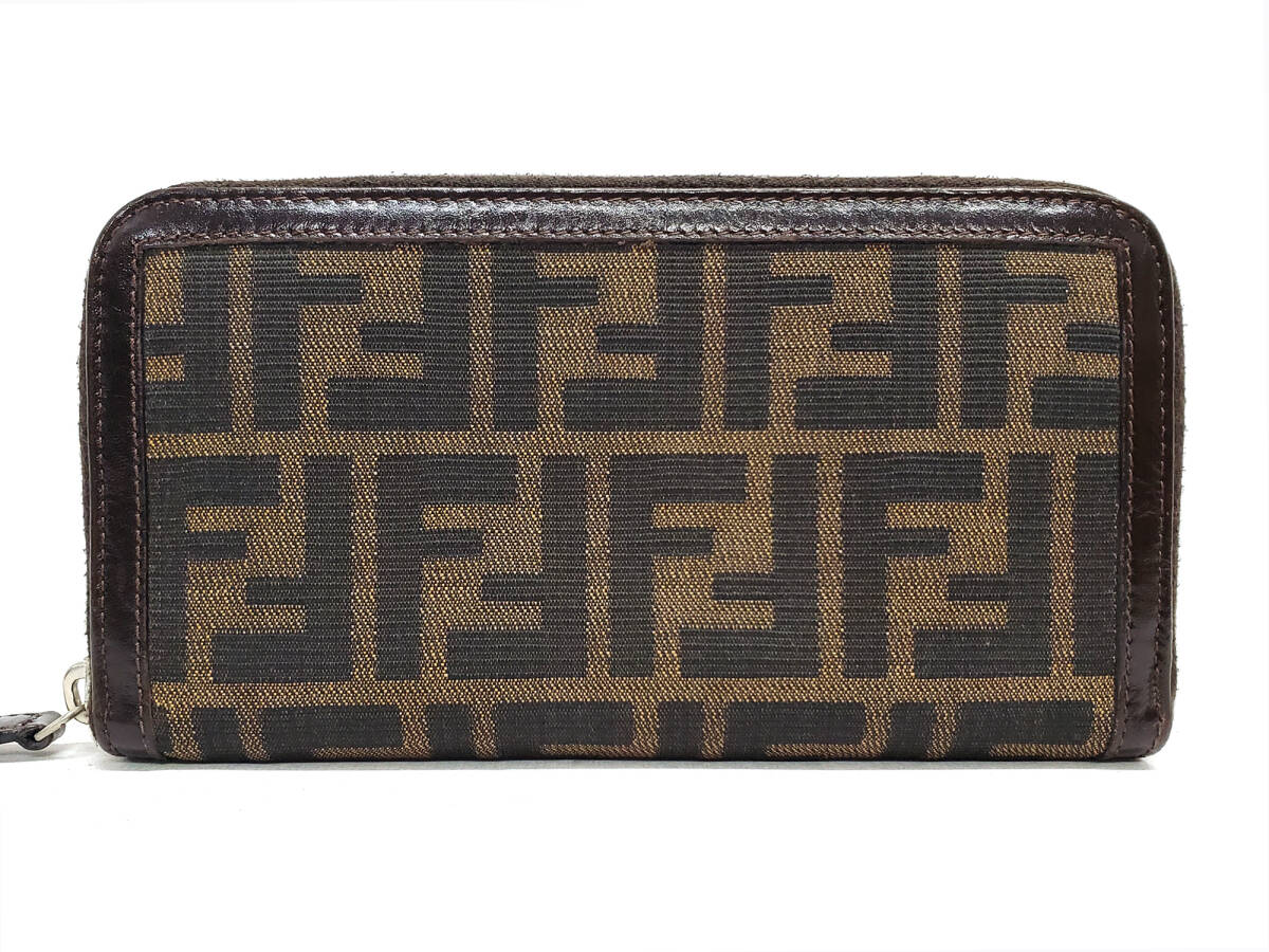 Fendi Zippy Wallet - Zucca pattern