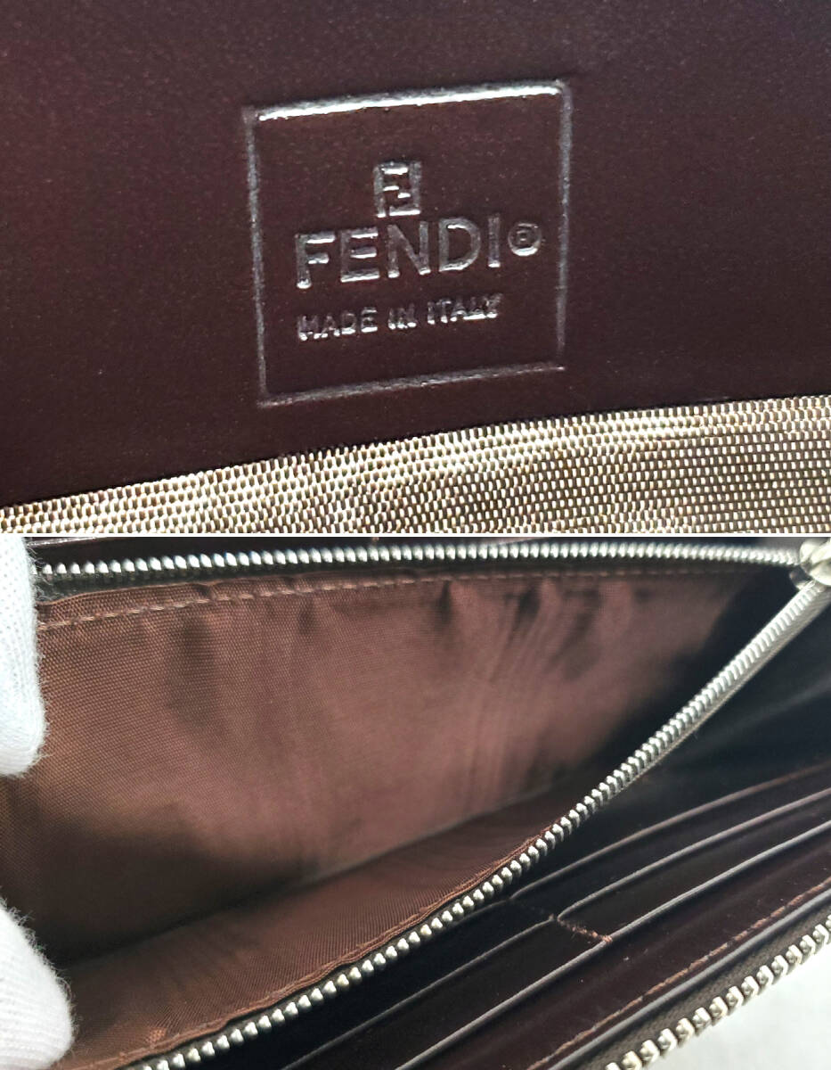 Fendi Zippy Wallet - Zucca pattern
