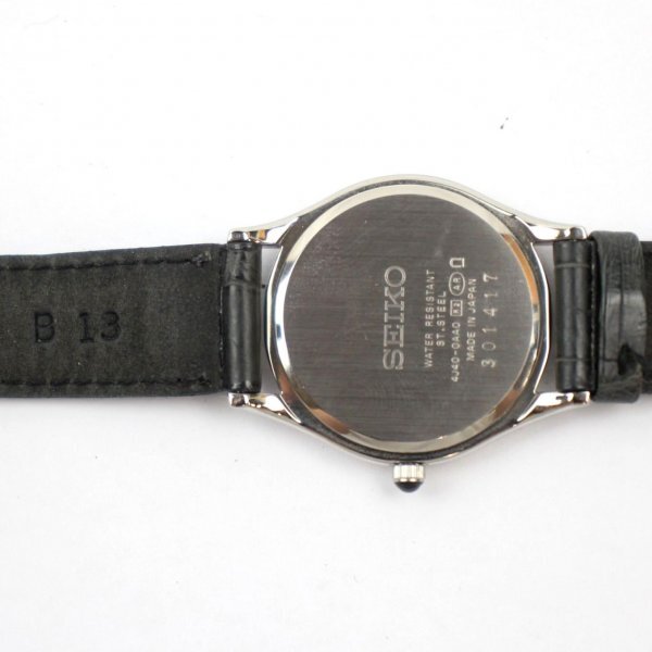 Seiko 4J40-0AA0 Exceline White Dial Watch QZ