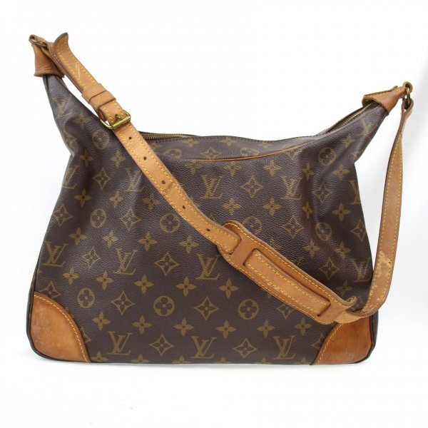 Louis Vuitton Boulogne 35 Shoulder Bag M51260 Monogram LV Leather Brown
