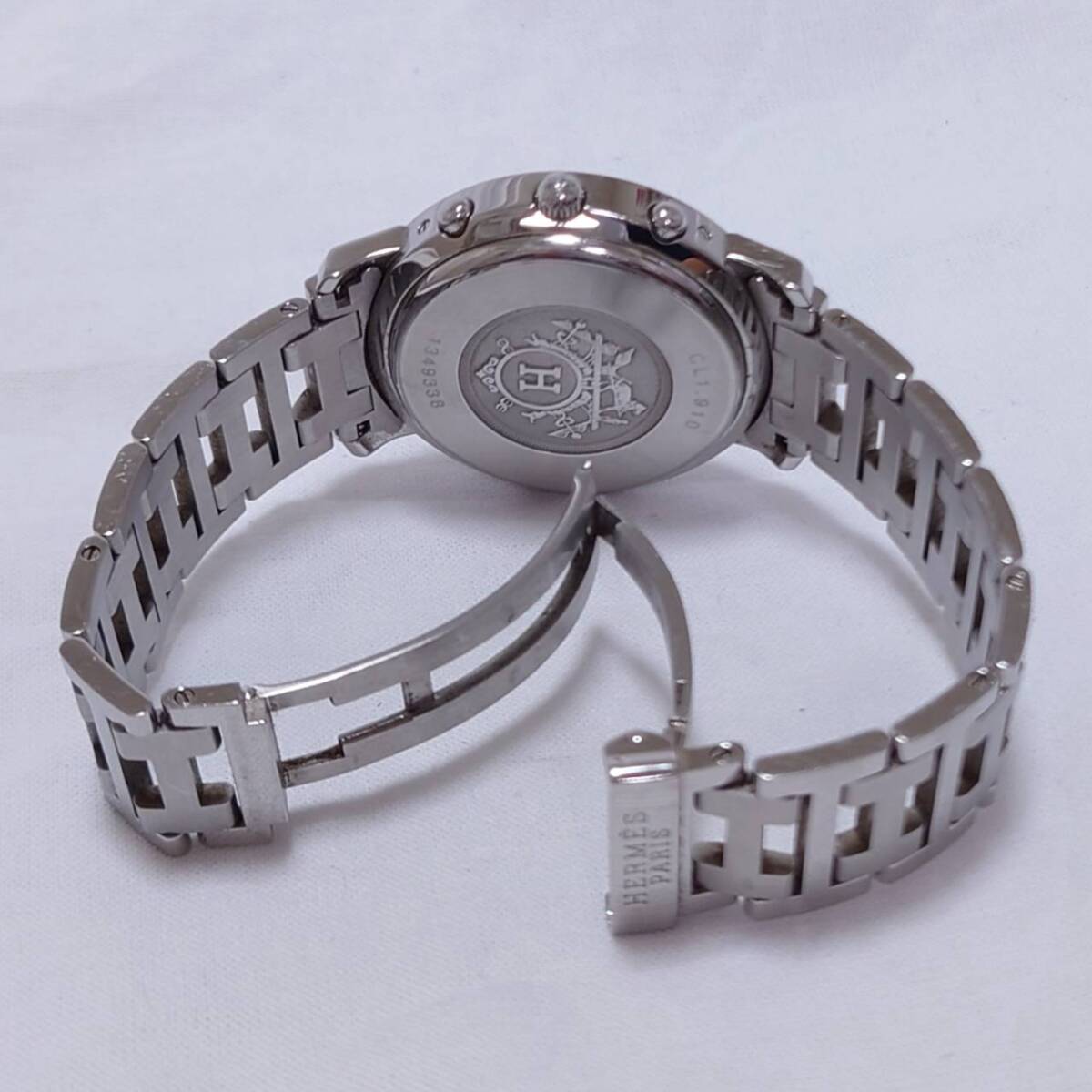 Hermès Clipper Chronograph CL1.910 Quartz Men's Watch