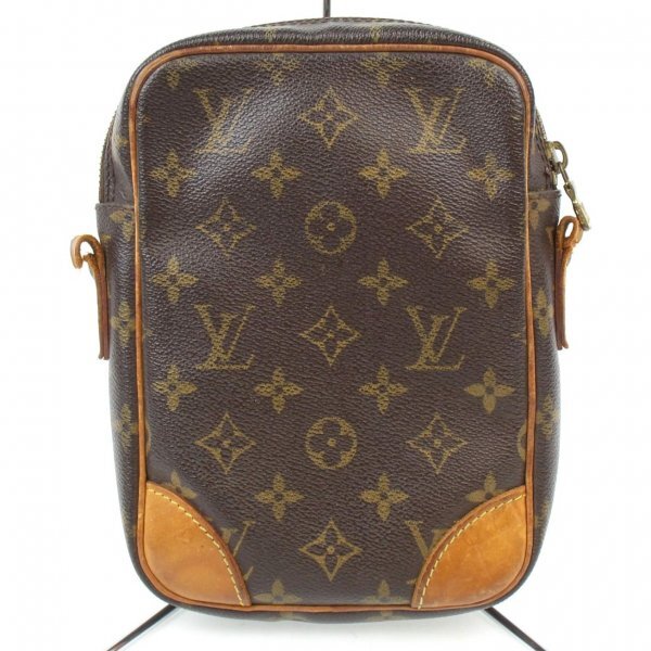 Louis Vuitton Danube M45266 Shoulder Bag Leather Monogram LV Leather Brown