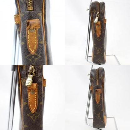 Louis Vuitton Danube M45266 Shoulder Bag Leather Monogram LV Leather Brown