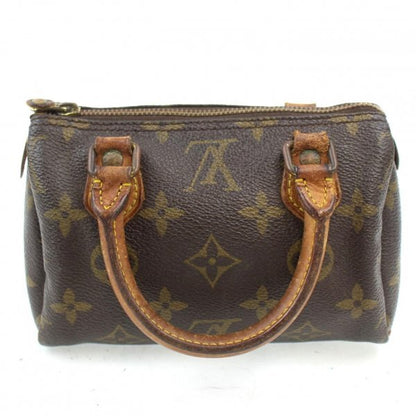 Louis Vuitton Mini Speedy M41534 Mini Handbag Monogram Brown
