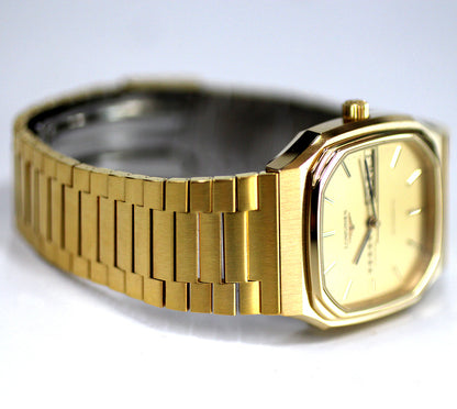 LONGINES Admiral Five Star Day Date English/Chinese L7.635 2 Square Gold GP Automatic Watch