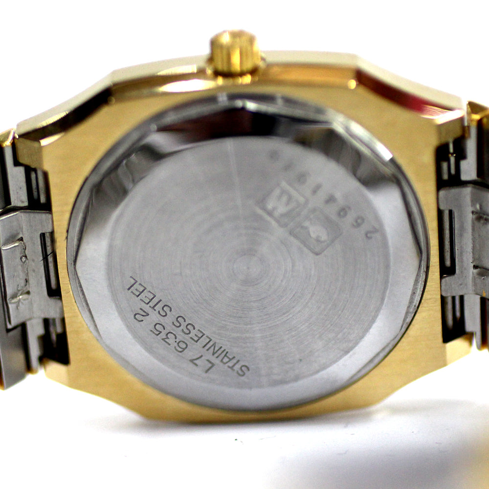 LONGINES Admiral Five Star Day Date English/Chinese L7.635 2 Square Gold GP Automatic Watch