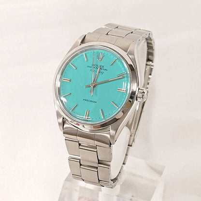 Rolex Air King with custom blue dial, 1970s