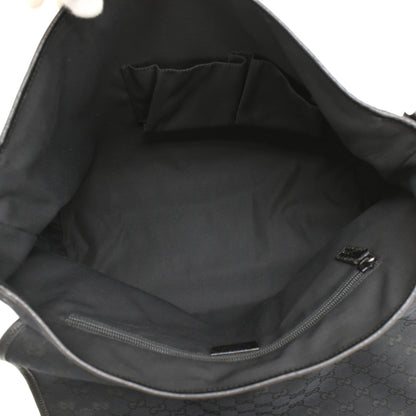 Gucci shoulder bag messenger bag 233052 GG canvas leather black