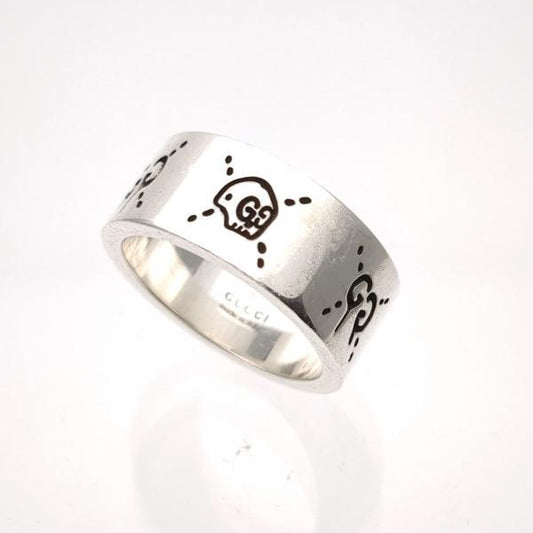 Gucci Icon Ring, Gucci Ghost Wide, Silver SV925, 11.0g