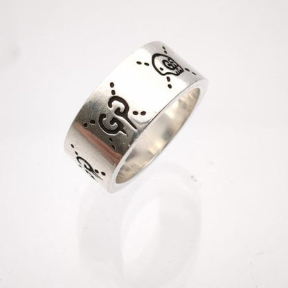 Gucci Icon Ring, Gucci Ghost Wide, Silver SV925, 11.0g