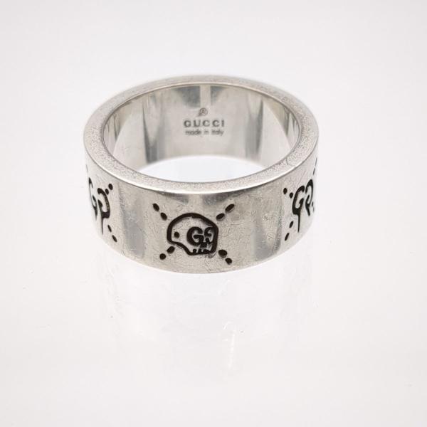 Gucci Icon Ring, Gucci Ghost Wide, Silver SV925, 11.0g